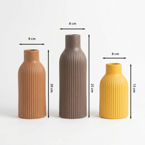 Porcelain Vase Set 3 Pcs